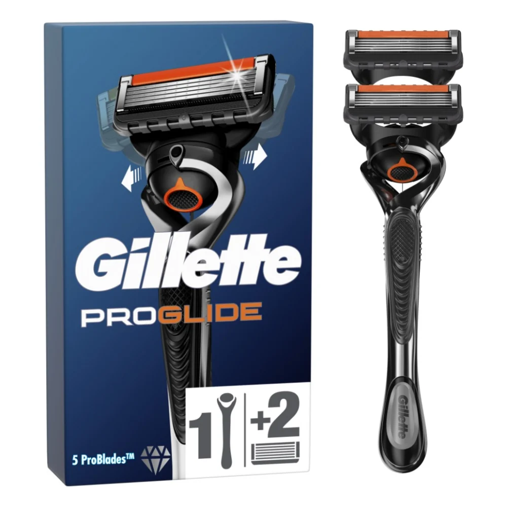 Бритва Gillette Fusion5 ProGlide Flexball з 2 змінними картриджами (7702018390816)