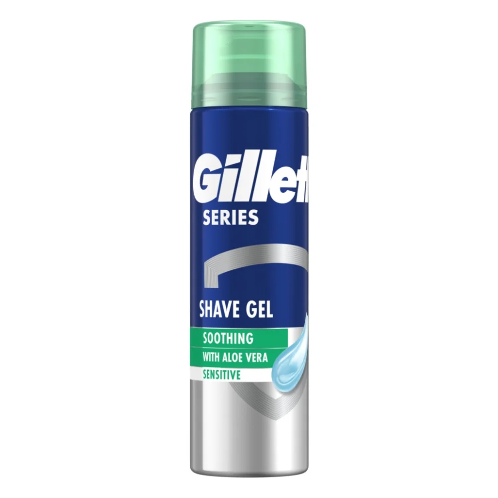 Гель для гоління Gillette Series Sensitive Skin Для чутливої шкіри 200 мл (3014260214692)