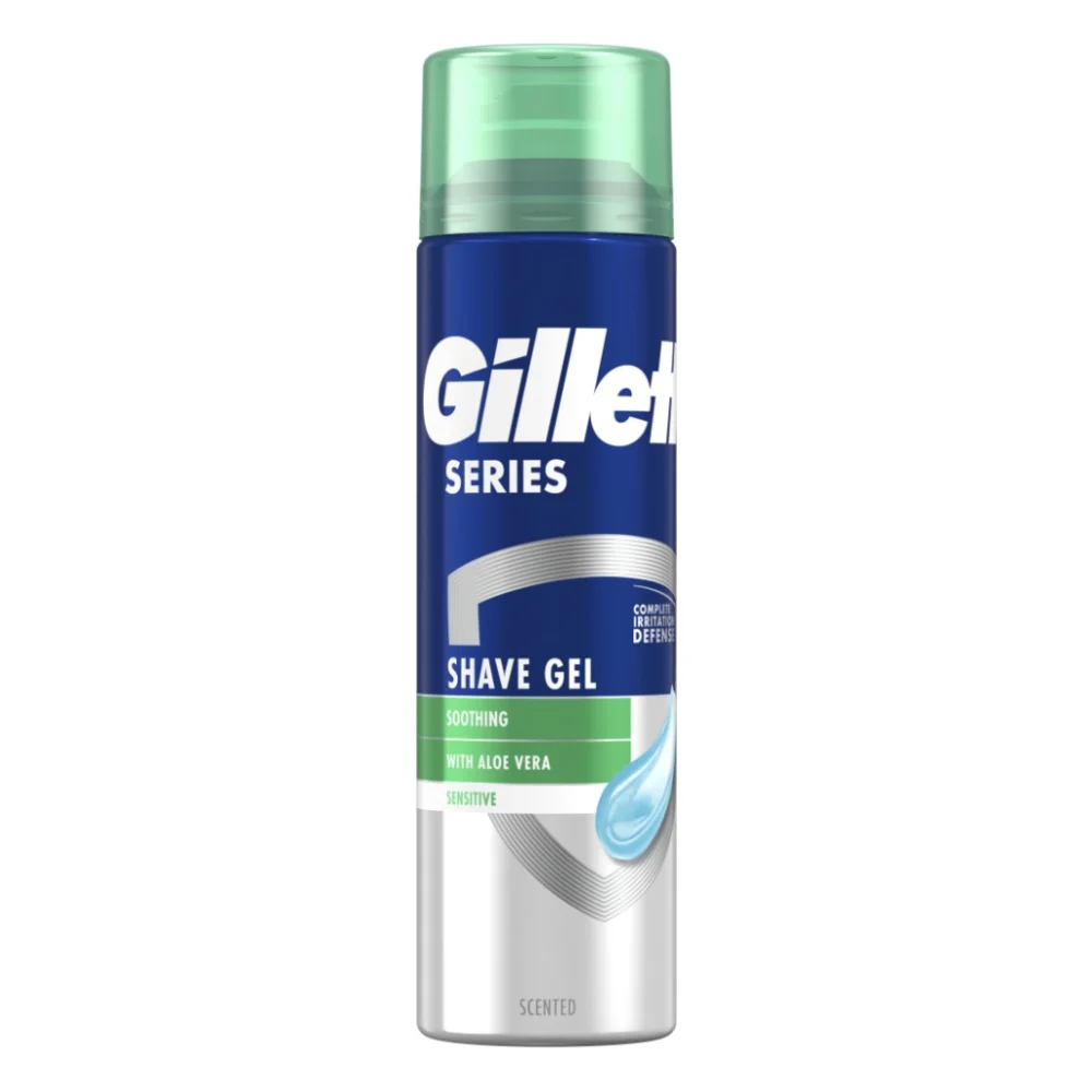 Гель для гоління Gillette Series Sensitive Skin Для чутливої шкіри 200 мл (3014260214692) — фото 2
