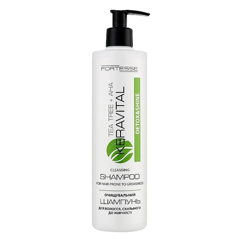 Шампунь Fortesse Professional Detox & Shine З чайним деревом та AHA-кислотами 400 мл (4823115504494)