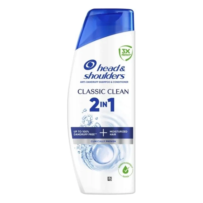 Шампунь Head & Shoulders 2 в 1 Проти лупи Основний догляд 250 мл (8700216157872)
