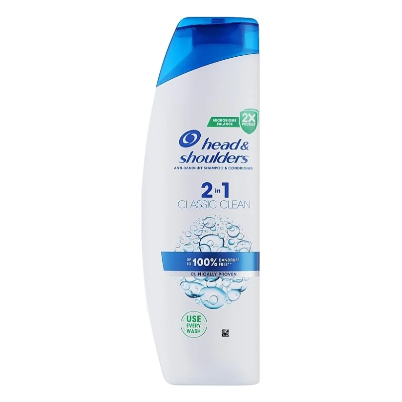 Шампунь Head & Shoulders 2 в 1 Проти лупи Основний догляд 330 мл (8700216157919)