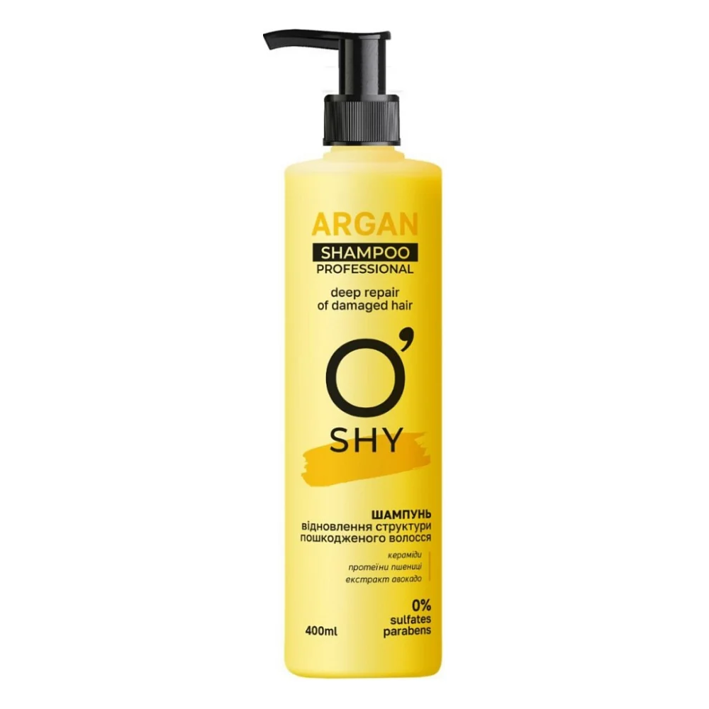 Шампунь O'Shy Argan Відновлення структури пошкодженого волосся 400 мл (4820263233863)