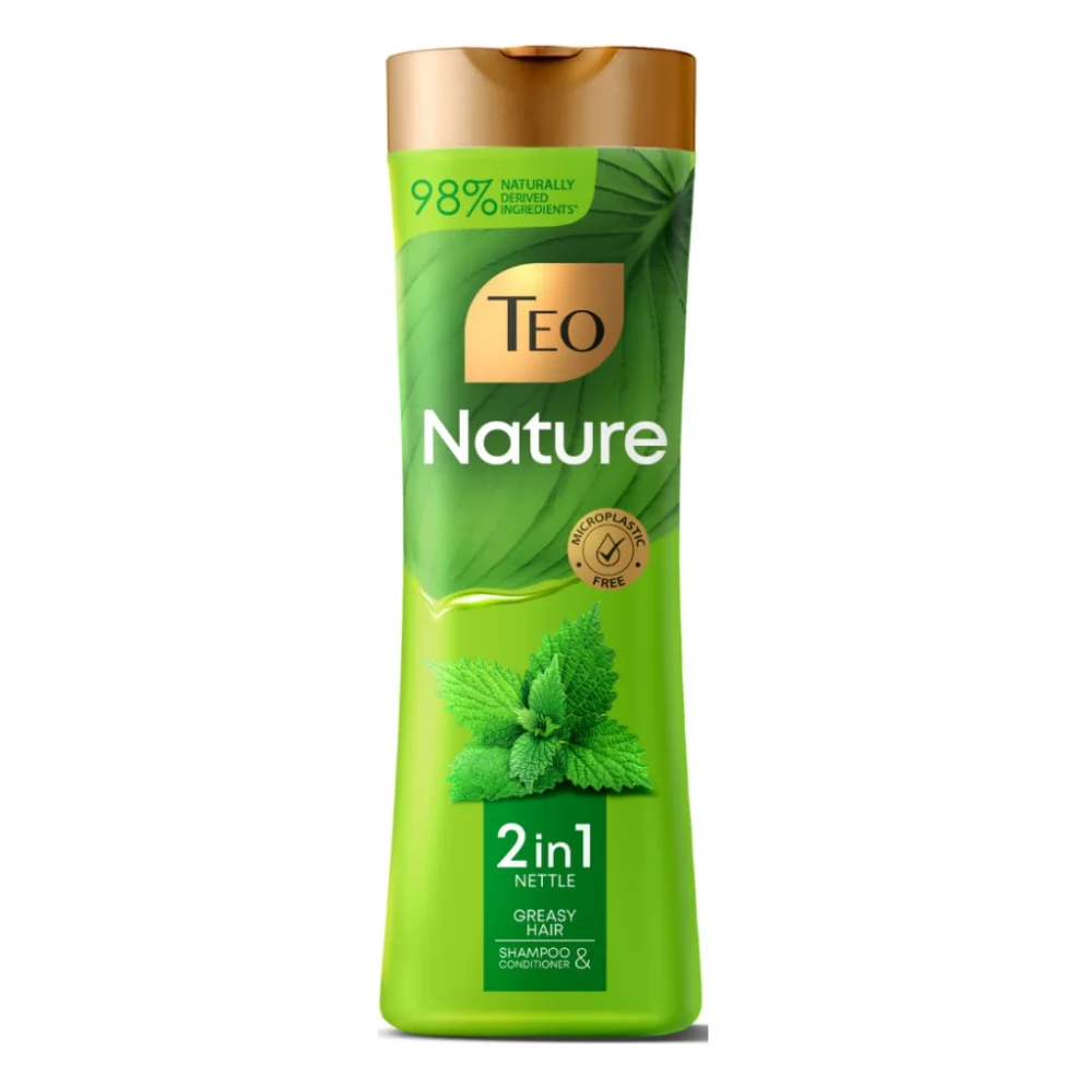 Шампунь Teo Beauty Nature 2 in 1 Nettle Shampoo & Conditioner 350 мл (3800024046728)
