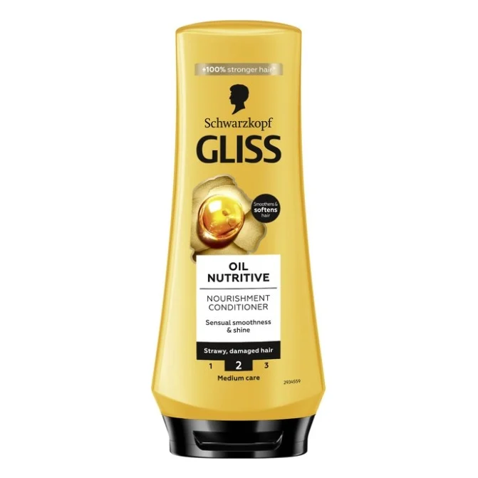 Кондиціонер для волосся Gliss Oil Nutritive Balsam Живильний 200 мл (9000100398572) — фото 4