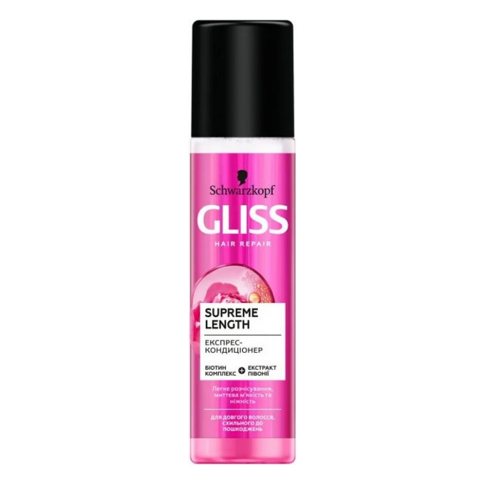 Кондиціонер для волосся Gliss експрес Supreme Length 200 мл (9000101201376)