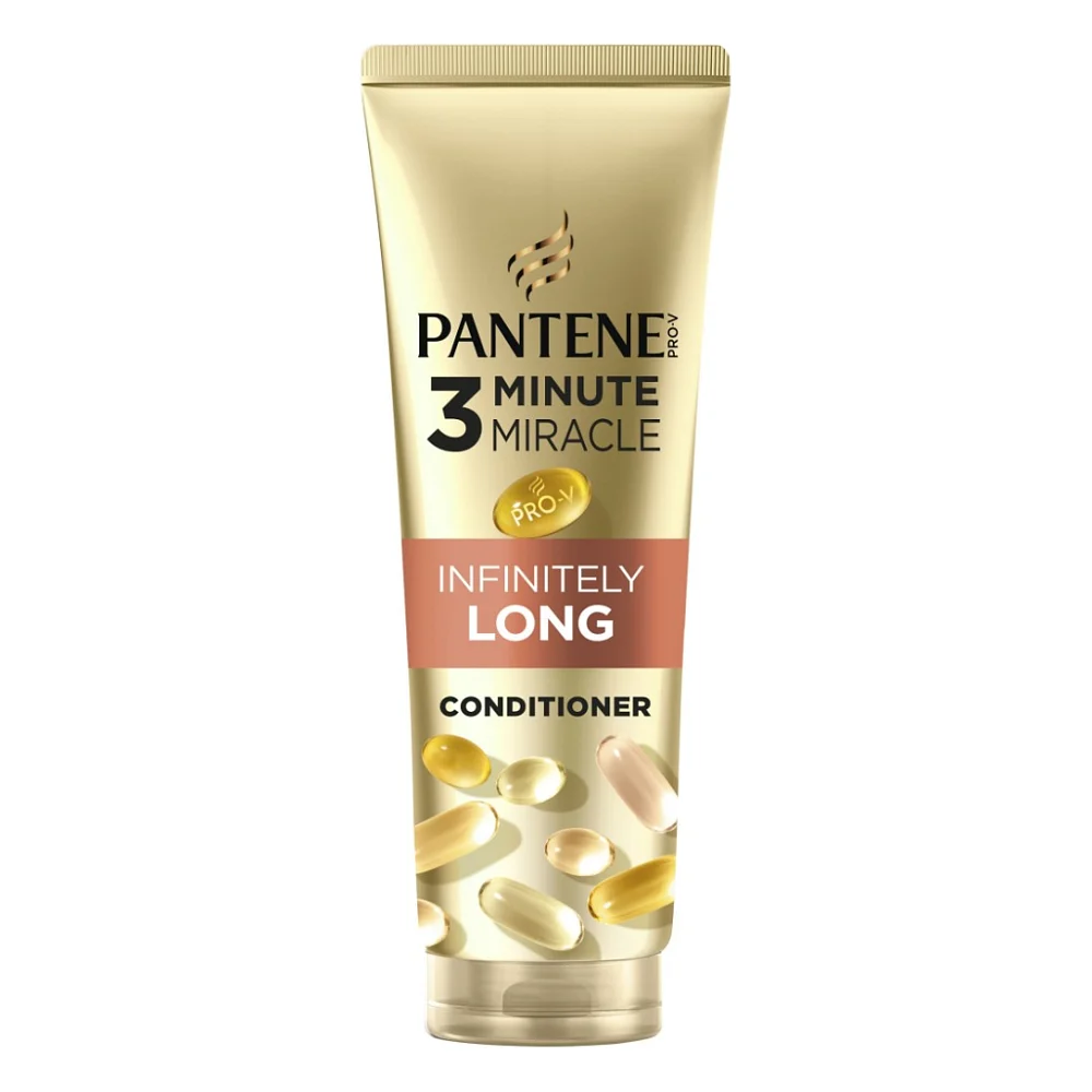 Кондиціонер для волосся Pantene Pro-V 3 Minute Miracle Infinitely Long 220 мл (8700216545716)