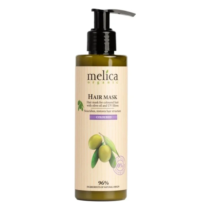 Маска для волосся Melica Organic Coloured Olive Oil UV Filters Hair Mask 200 мл (4770416004201)