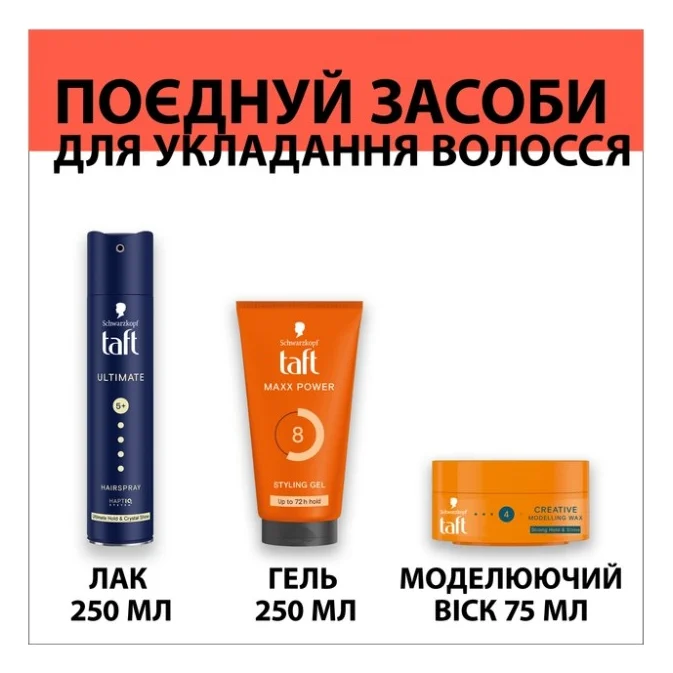 Гель для волосся Taft Maxx Power Фіксація 8 150 мл (9000101723502) — фото 6