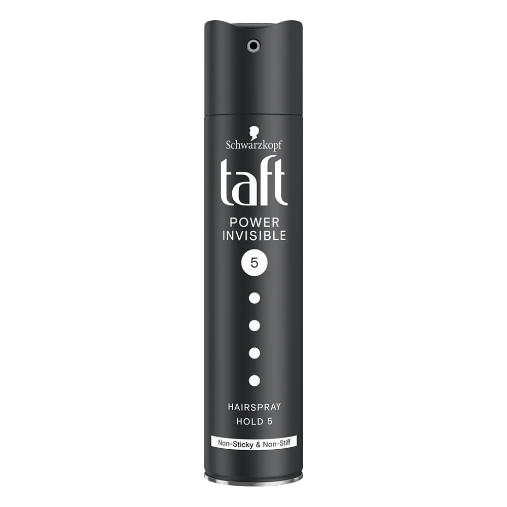 Лак для волосся Taft Power Невидима Фіксація 5 250 мл (4015001003581/9000100876520)