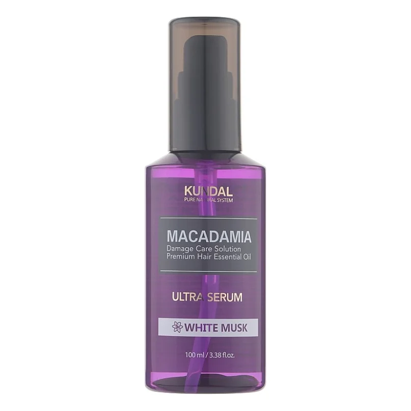 Сироватка для волосся Kundal Macadamia Ultra Hair Serum White Musk 100 мл (8809568740869)
