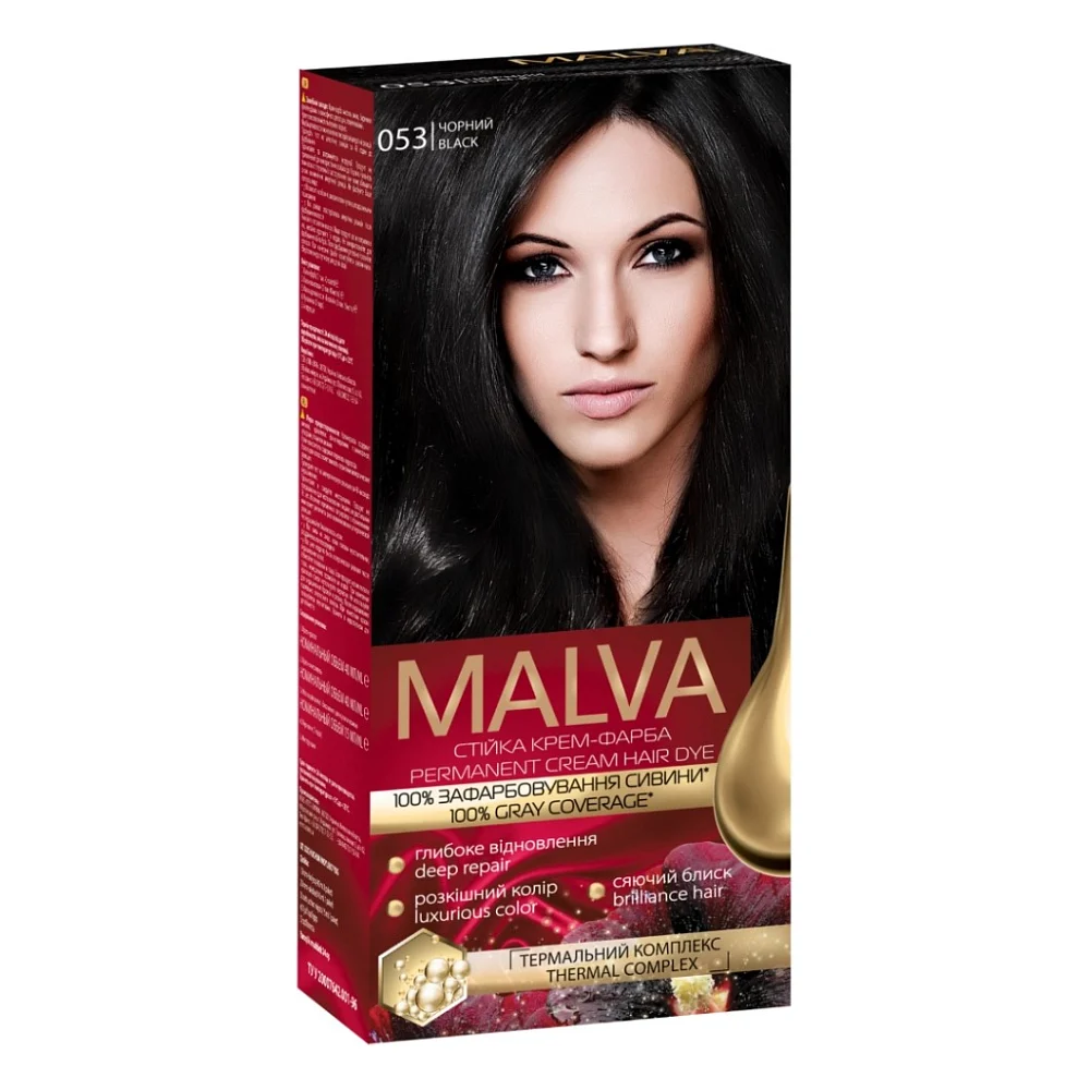 Фарба для волосся Acme Color Malva Color Revive Стійка 053 - Чорний (4823115502902)