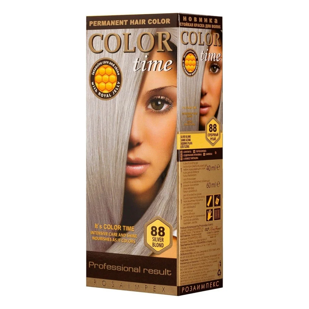 Фарба для волосся Color Time 88 - Срібний русий (3800010502955)