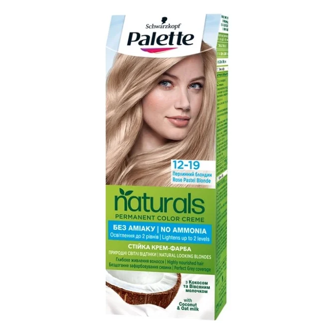 Фарба для волосся Palette Naturals без аміаку 12-19 Перлинний блондин (9000101689464)
