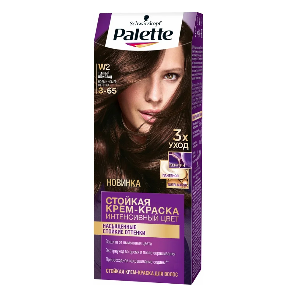 Фарба для волосся Palette 3-65 Темний шоколад 110 мл (4605966014755)