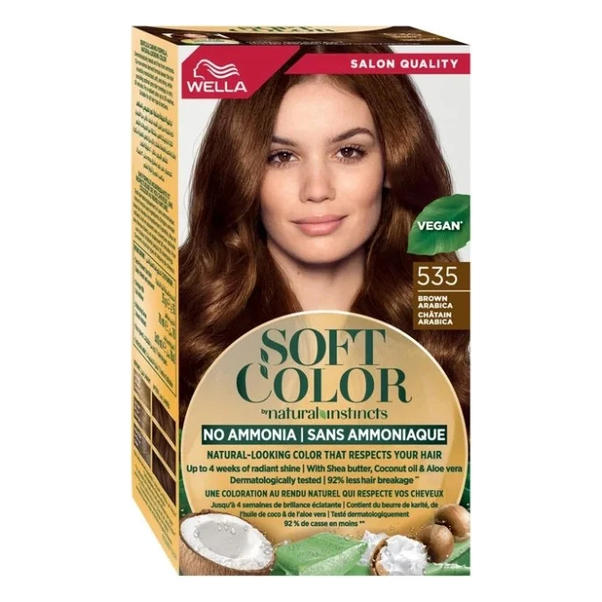 Фарба для волосся Wella Soft Color Безаміачна 535 - Коричнева арабіка (3616302076819)