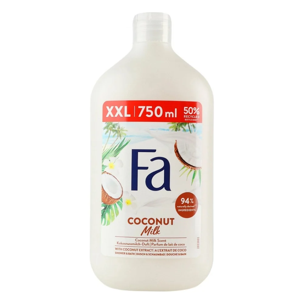 Гель для душу Fa Coconut Milk 750 мл (5201143734639)