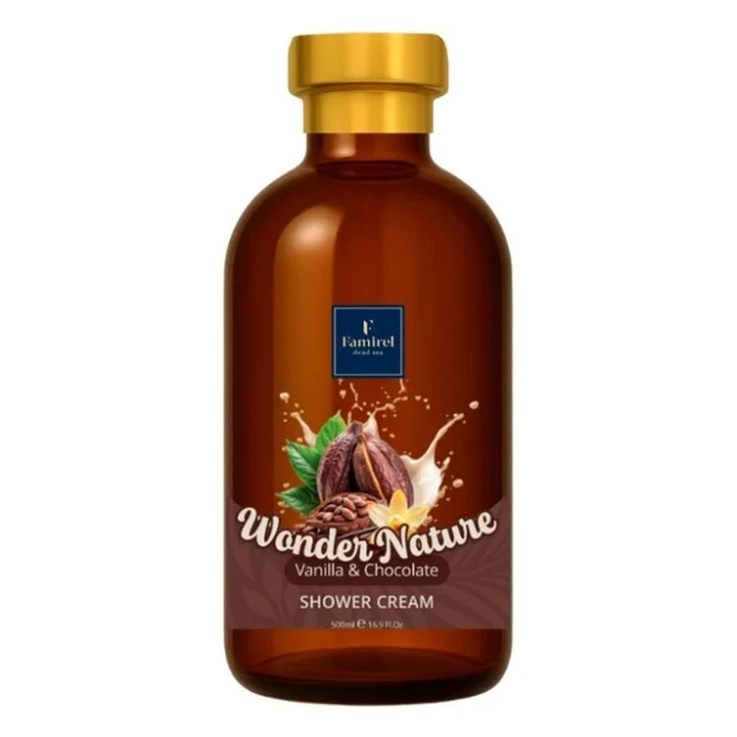 Гель для душу Famirel Wonder Nature Ваніль і шоколад 500 мл (7290114086820)