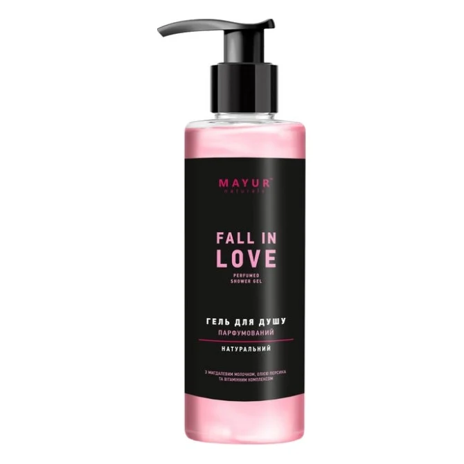 Гель для душу Mayur Fall In Love Парфумований 200 мл (4820230954968)