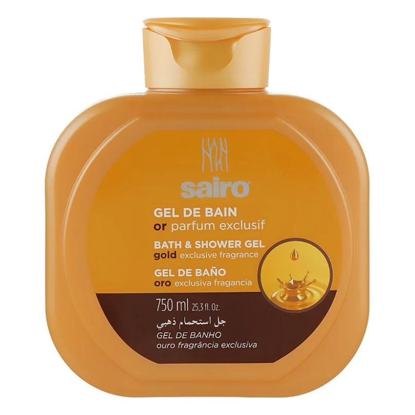 Гель для душу Sairo Bath And Shower Gel Винятковий золотий аромат 750 мл (8433295049331)