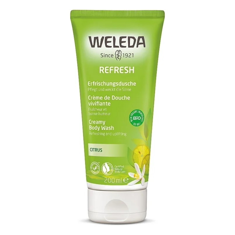 Гель для душу Weleda Citrus Creamy Body Wash 200 мл (7611916124501)