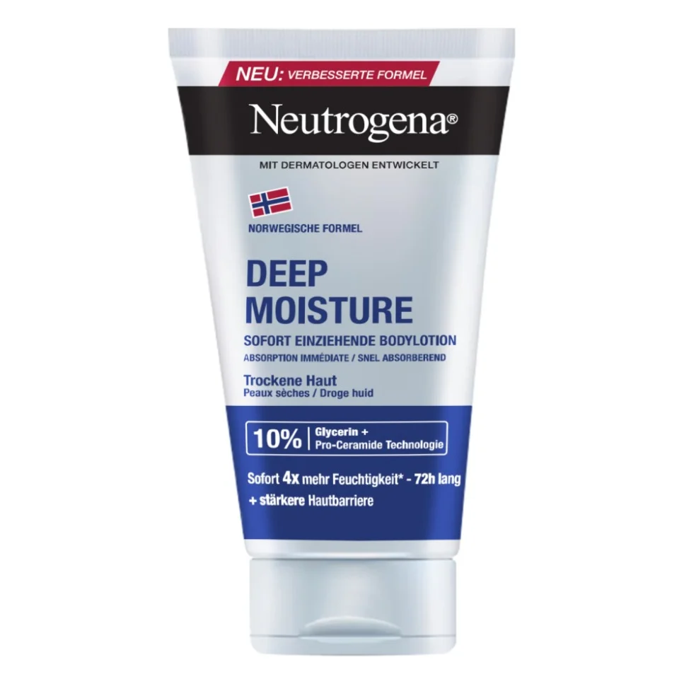 Лосьйон для тіла Neutrogena Глибоке зволоження для сухої шкіри 75 мл (3574660577518/3574661750538)