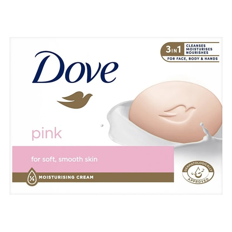Тверде мило Dove Рожева ніжність 135 г (7501056349288)