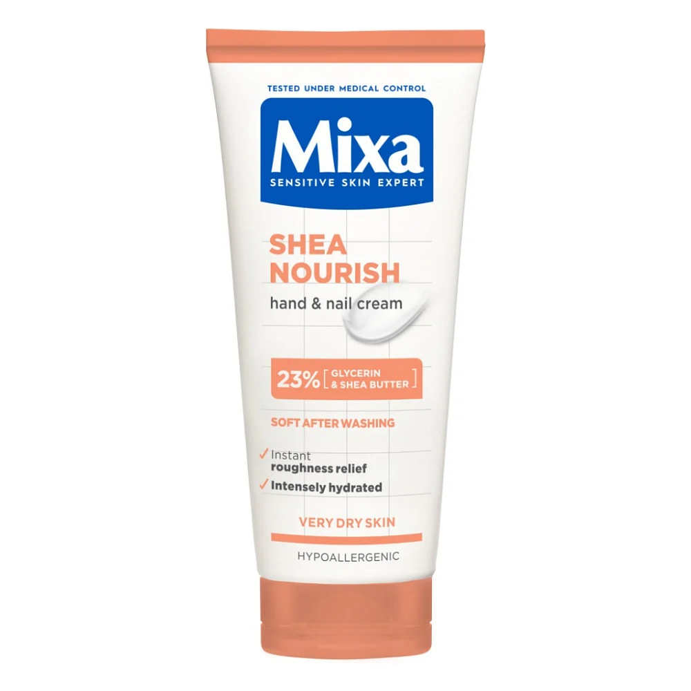 Крем для рук Mixa Shea Nourish Насичений живильний з олією ши для сухої та дуже сухої шкіри 100 мл (3600550932690)