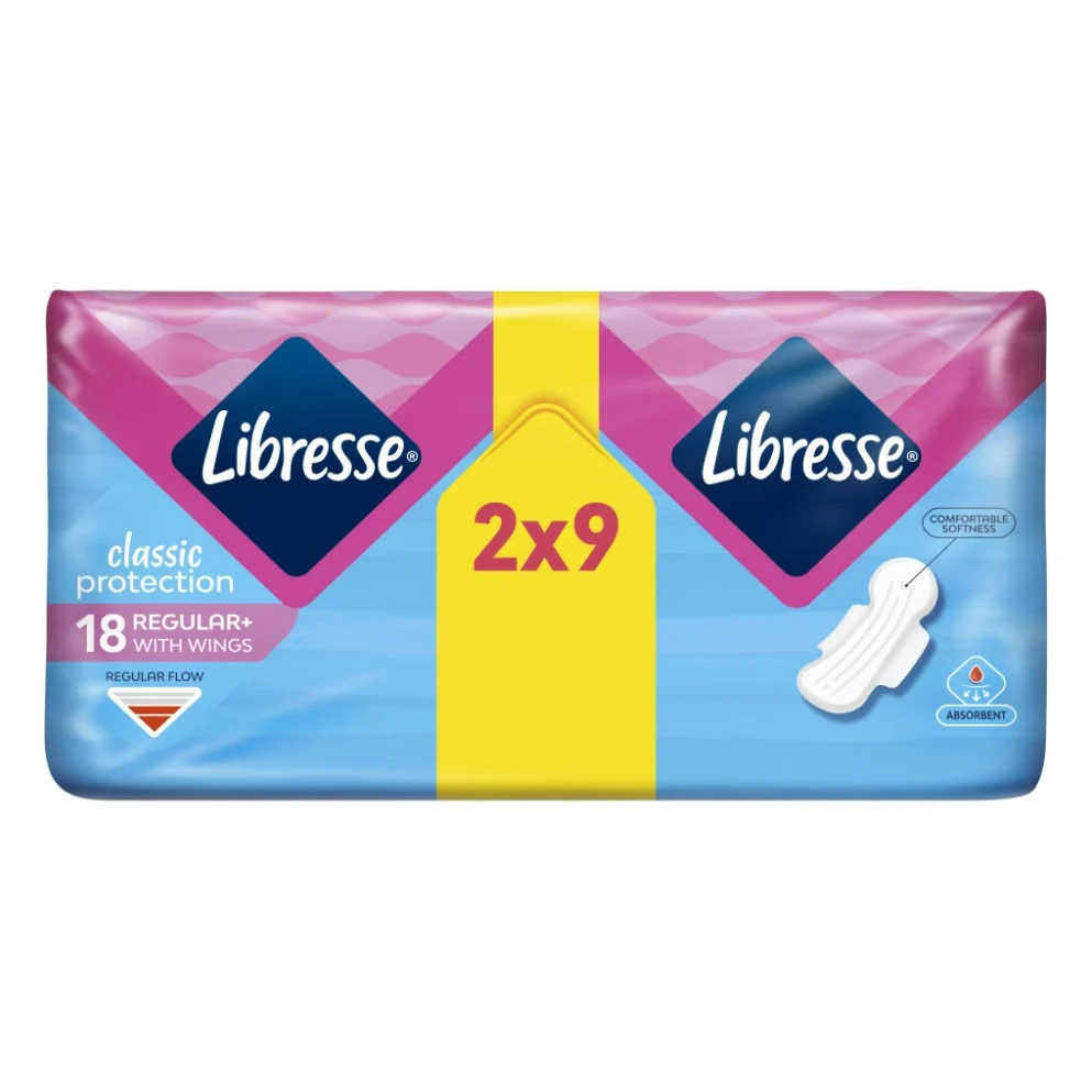 Гігієнічні прокладки Libresse Classic Protection Regular 18 шт. (7322541233604) — фото 3