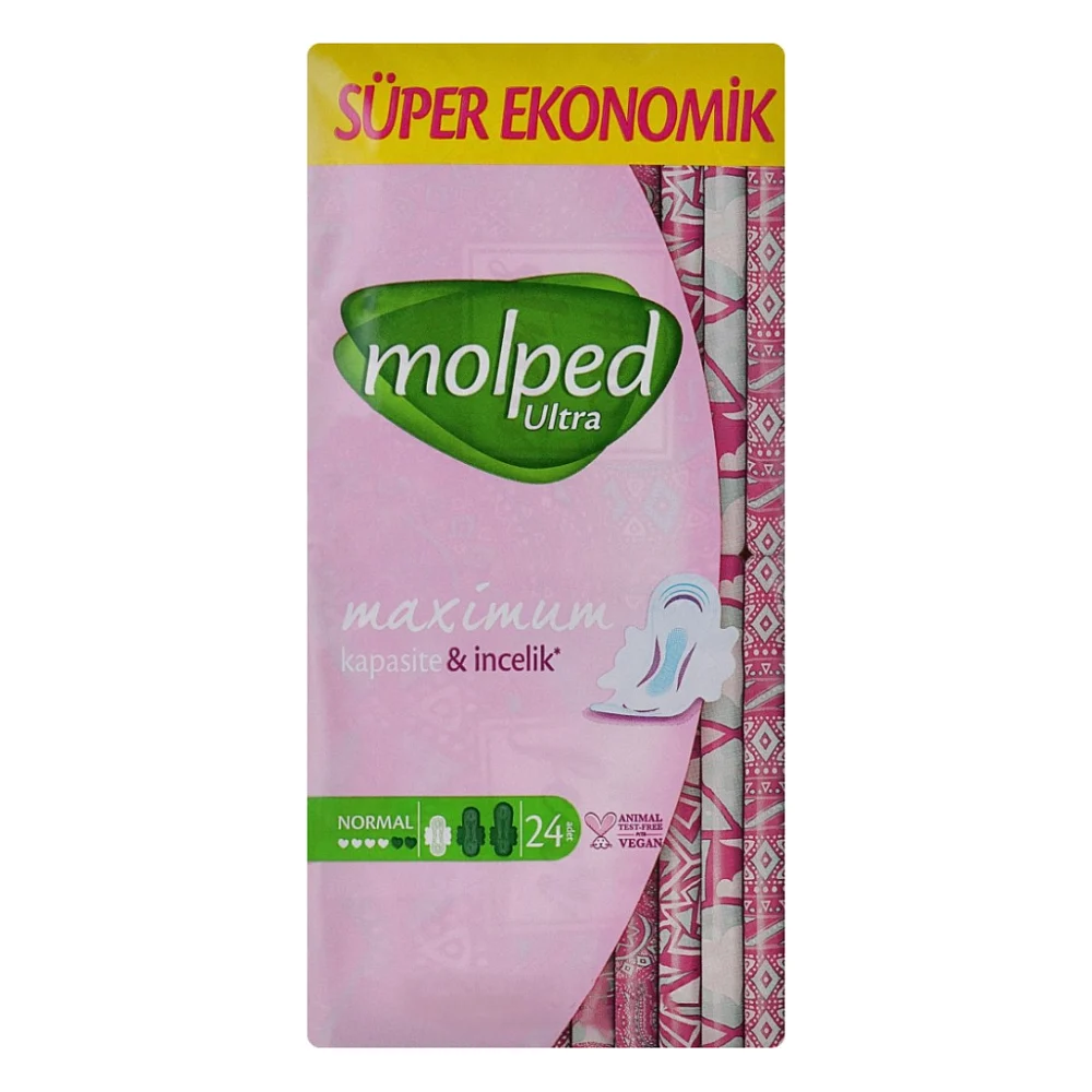 Гігієнічні прокладки Molped Ultra Normal 4 краплі 24 шт. (8690536829095)