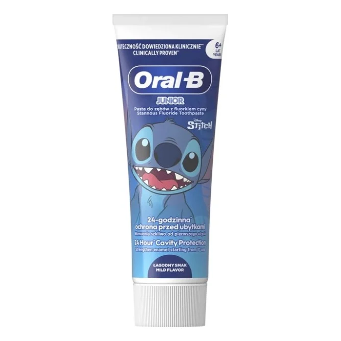 Дитяча зубна паста Oral-B Pro Junior для дітей віком від 6 до 12 років 75 мл (8700216089654) — фото 2
