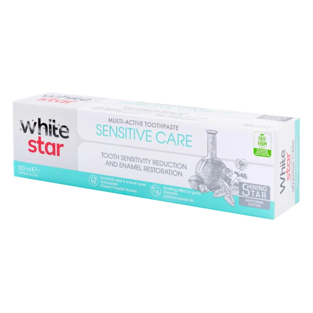 Зубна паста White Star Sensitive Care 100 мл (3800237400287)