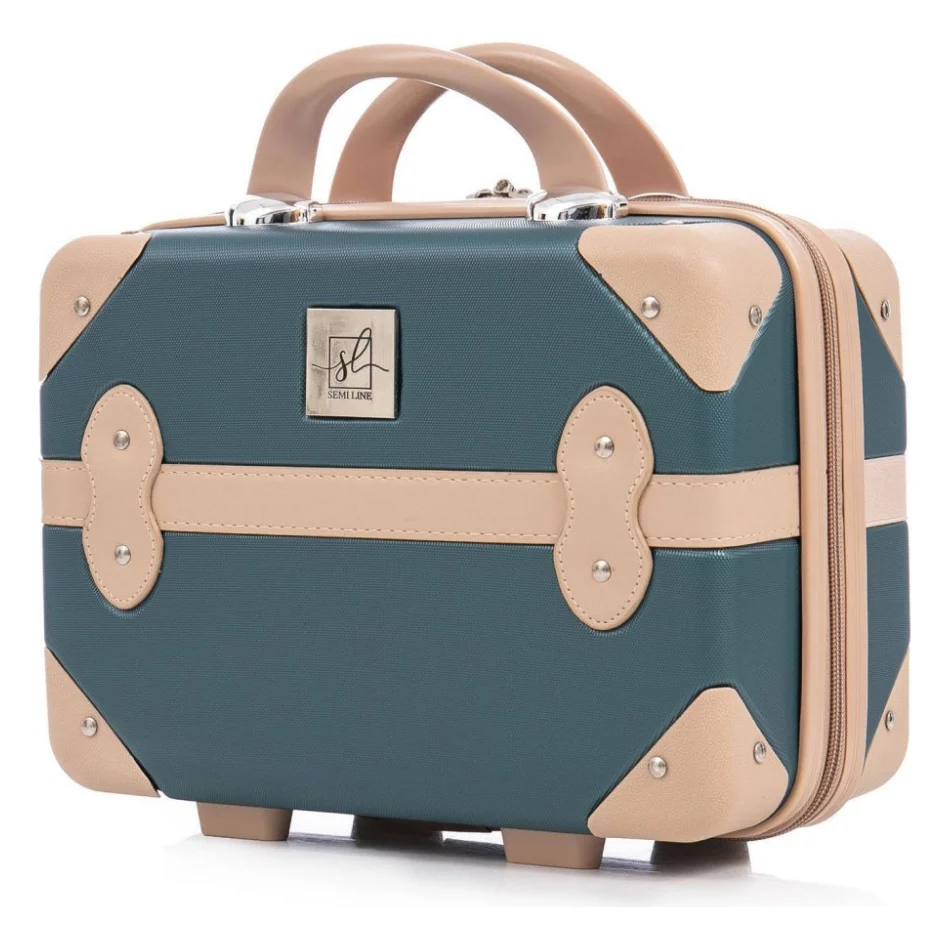Косметичка Semi Line Бьюті-кейс 10L Green-Navy (DAS303348)