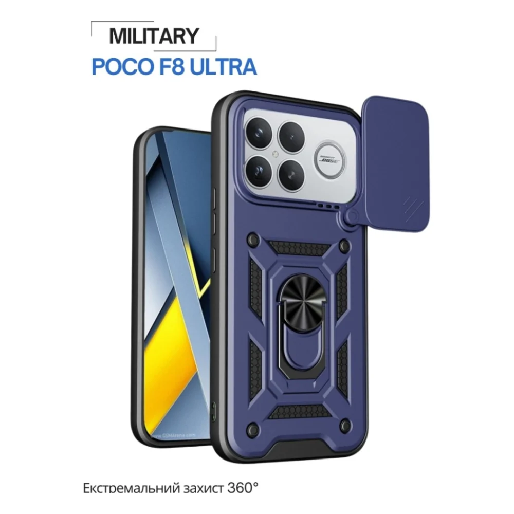 Чохол до мобільного телефона BeCover Military Poco F8 Ultra Blue (715405) — фото 5