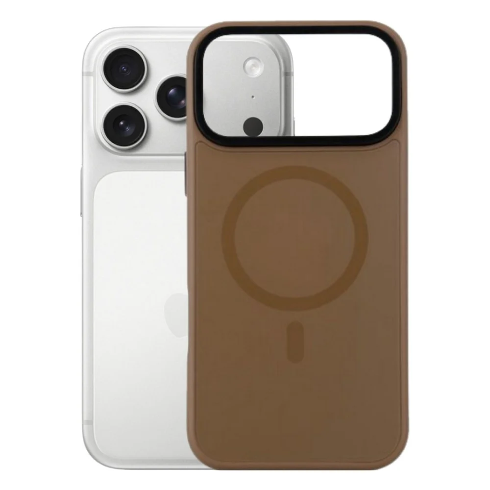 Чохол до мобільного телефона BeCover FIBRA ArcLine MagSafe Apple iPhone 17 Pro Brown (715383)