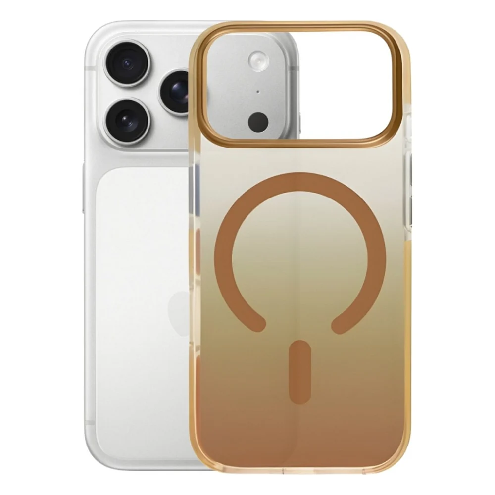 Чохол до мобільного телефона BeCover FIBRA Shock-Proof MagSafe Apple iPhone 17 Pro Max Gold (715471)