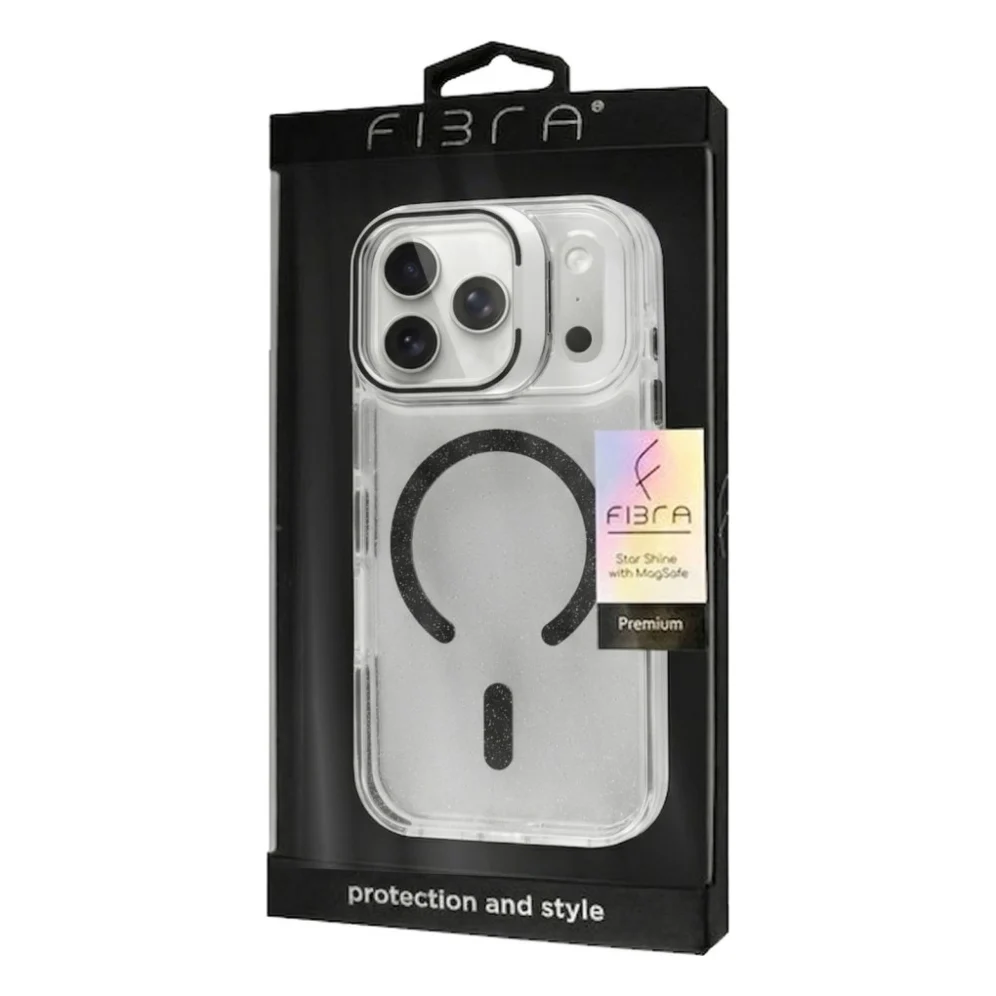 Чохол до мобільного телефона BeCover FIBRA Star Shine MagSafe Apple iPhone 17 Pro Max Black (715432) — фото 4