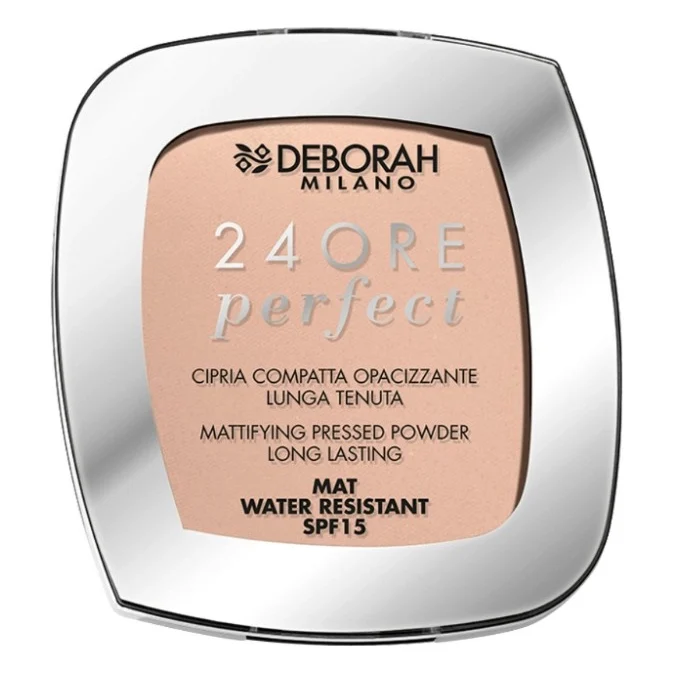 Пудра для обличчя Deborah 24Ore Perfect SPF15 03 - Rose (8009518332278)