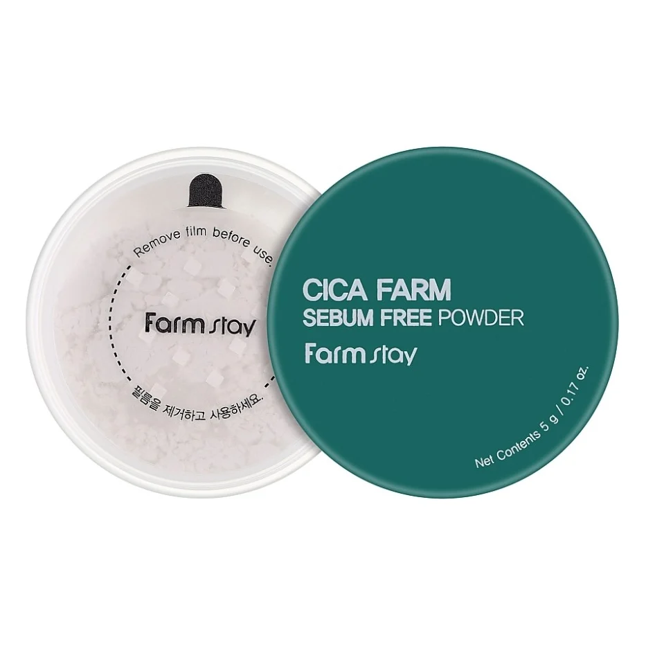 Пудра для обличчя FarmStay Cica Farm Sebum Free Finish Powder 5 г (8809551954723)