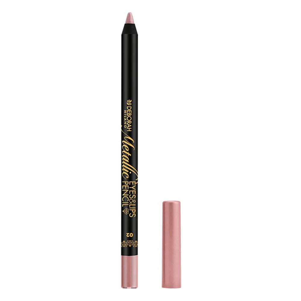 Олівець для очей Deborah Metallic Eyes&Lips Pencil 02 - Metallic Rose (8009518320824)