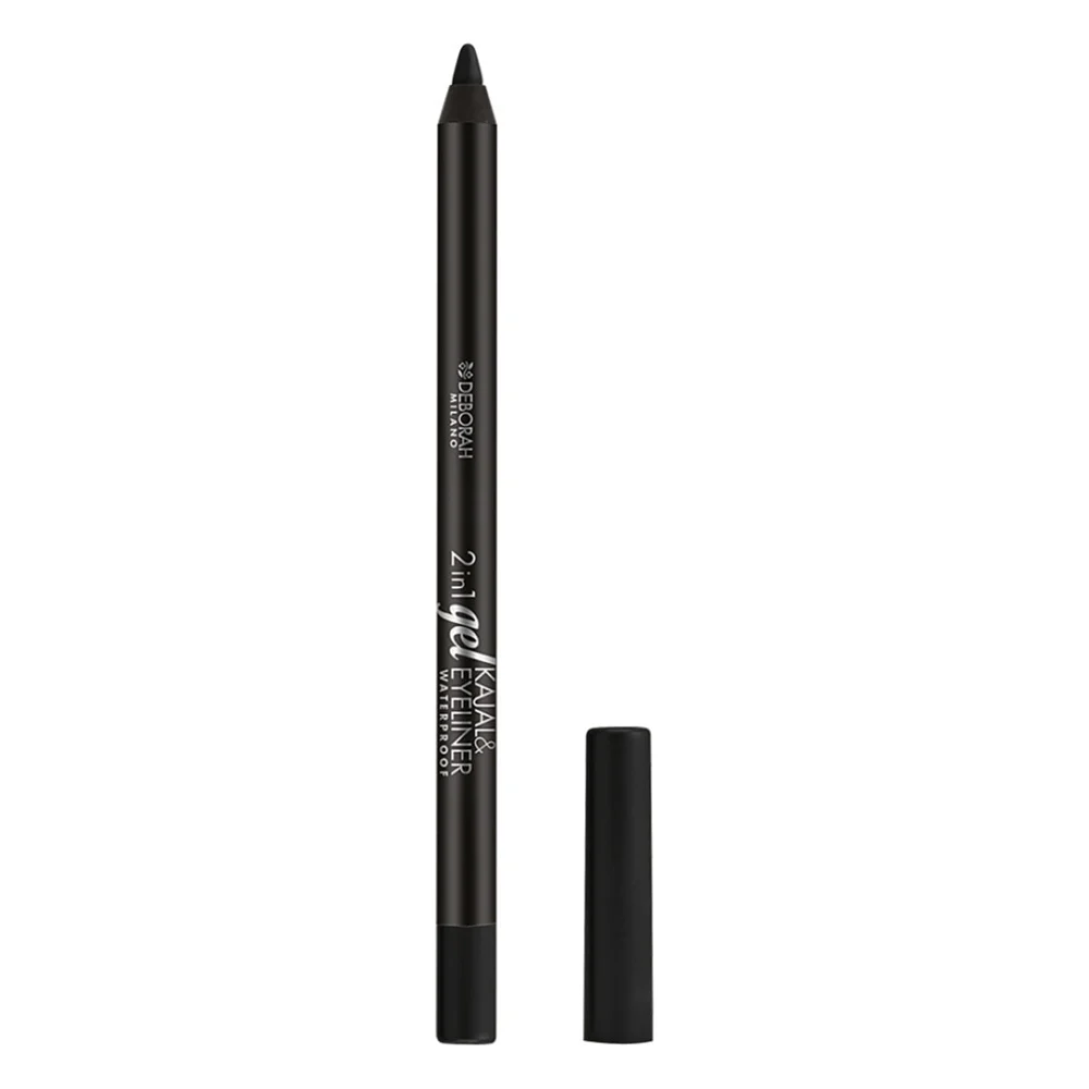 Олівець для очей Deborah 2 in 1 Kajal & Gel Eyeliner 01 (8009518222562)