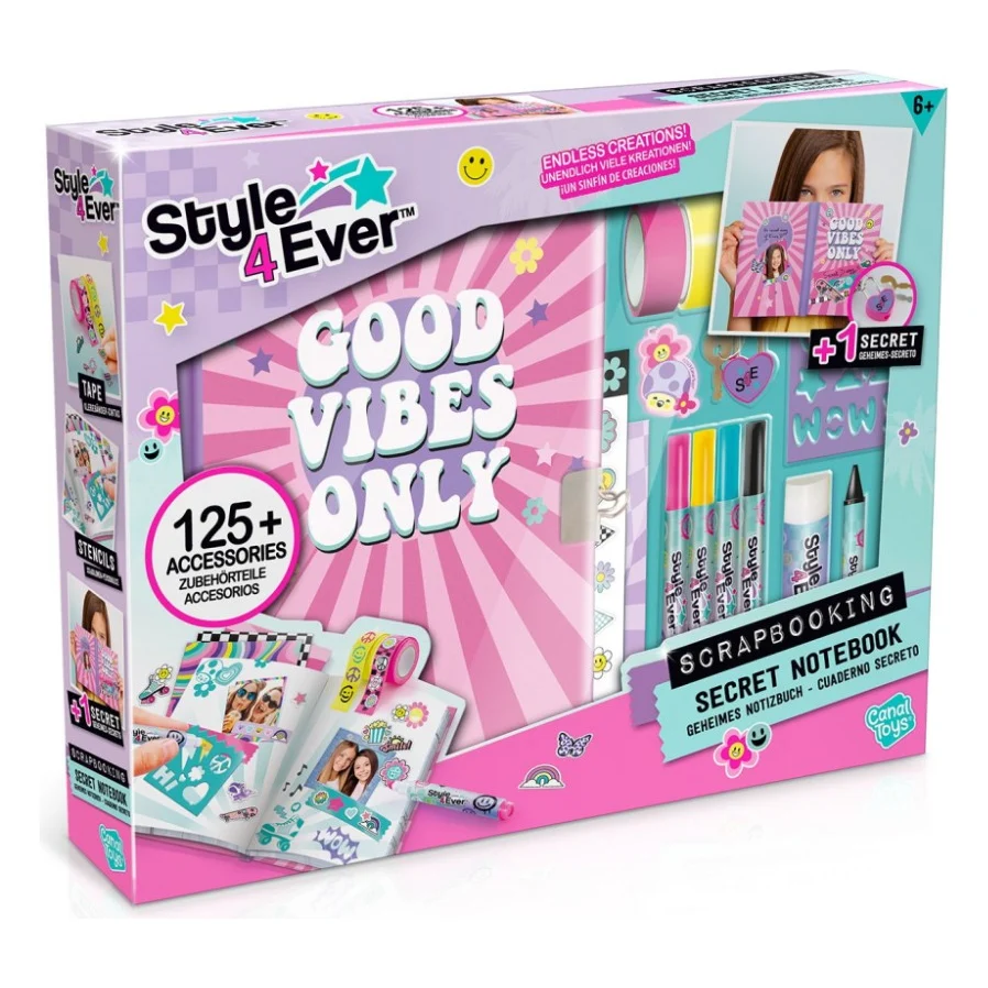 Набір для творчості Canal Toys DIY Style 4 Ever Cкрапбукінг - Щоденник для таємниць (OFG298)
