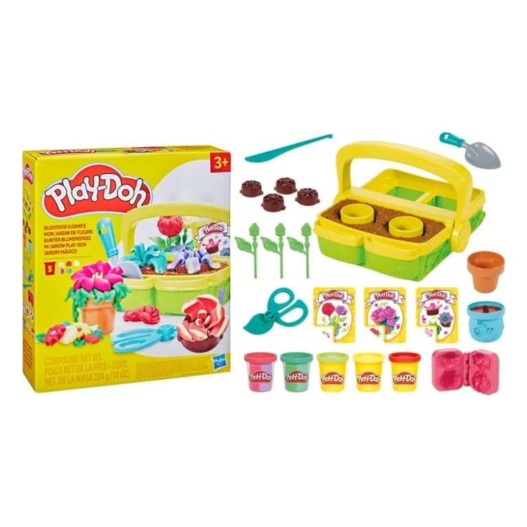 Набір для творчості Hasbro Play-Doh з масою для ліплення Цвітучі Квіти (G0492)