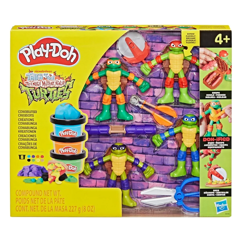 Набір для творчості Hasbro Play-Doh Черепашки-ніндзя Ковабунга (G0556)