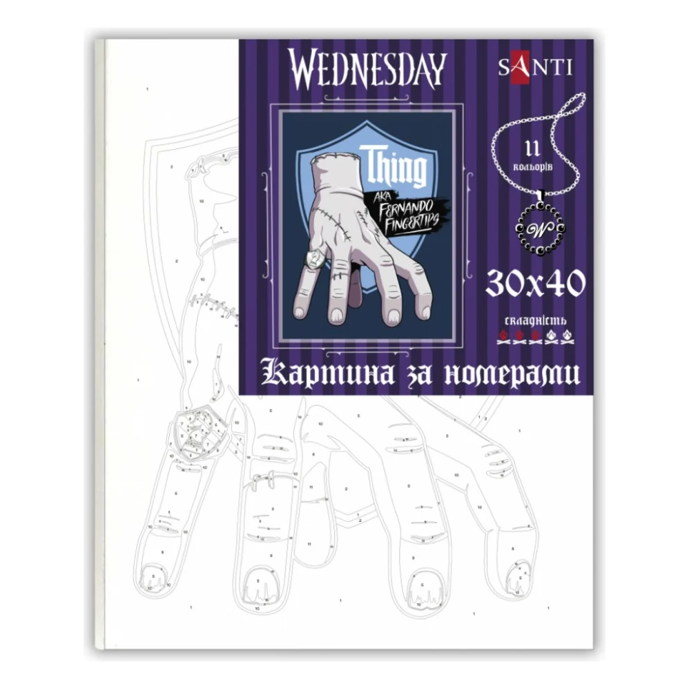 Картина по номерам Santi Wednesday Thing Hand 30х40см (955040) — фото 2