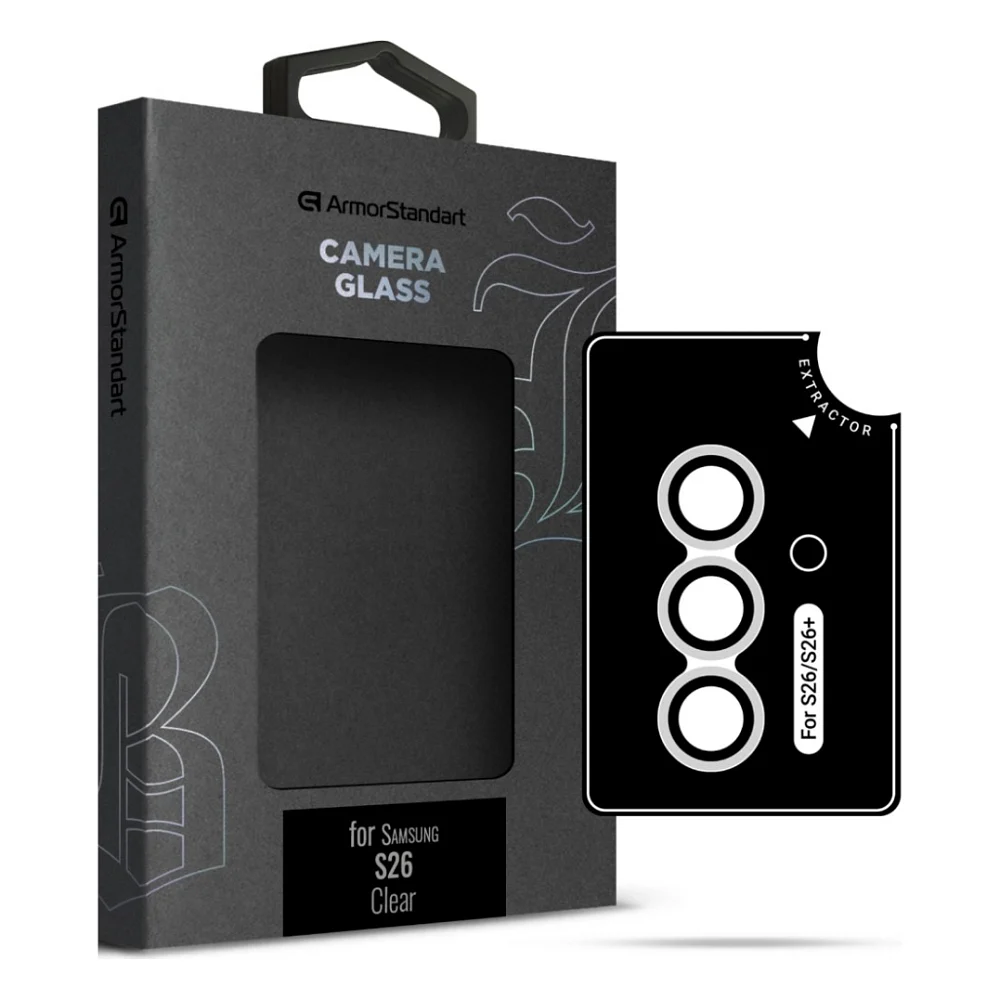 Скло захисне Armorstandart Supreme BI camera Samsung S26 Clear (ARM90421)