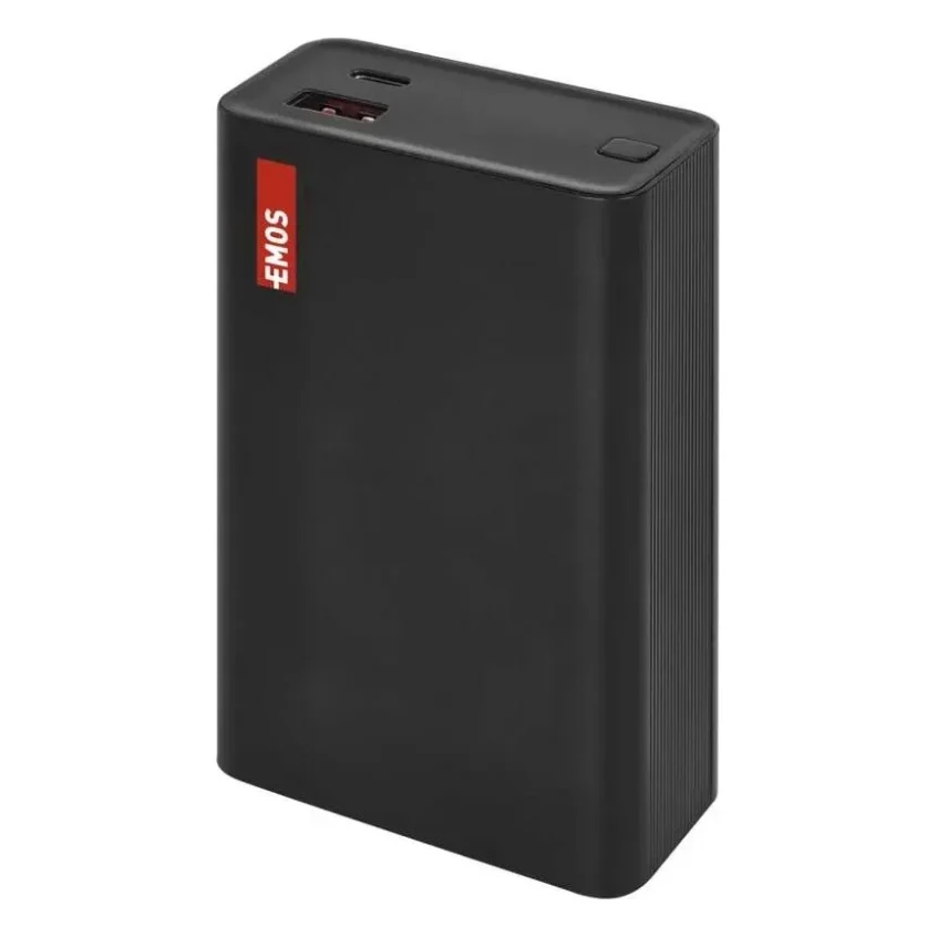 Батарея універсальна EMOS 20000mAh NTBF20, 65W, Pass-through, black (B0560B)