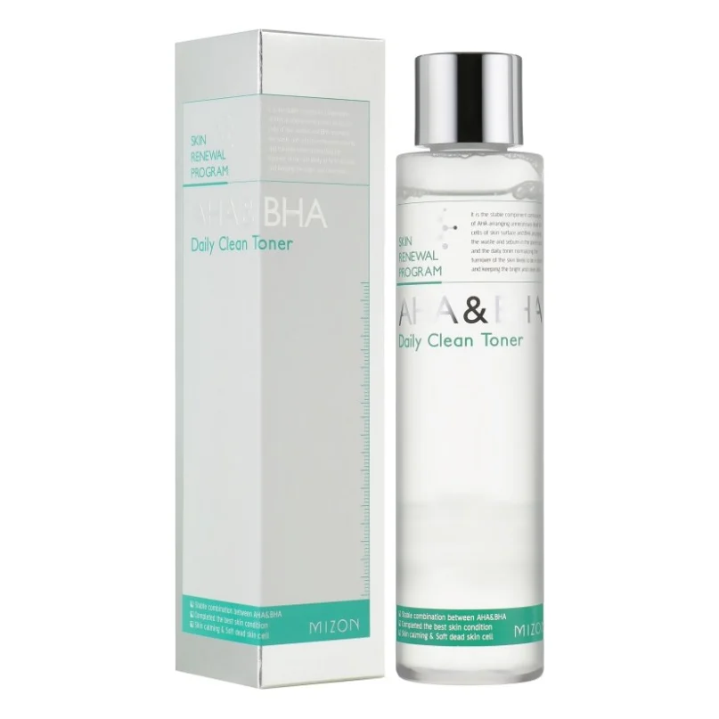 Тонік для обличчя Mizon AHA & BHA Daily Clean Toner 150 мл (8809663751838)