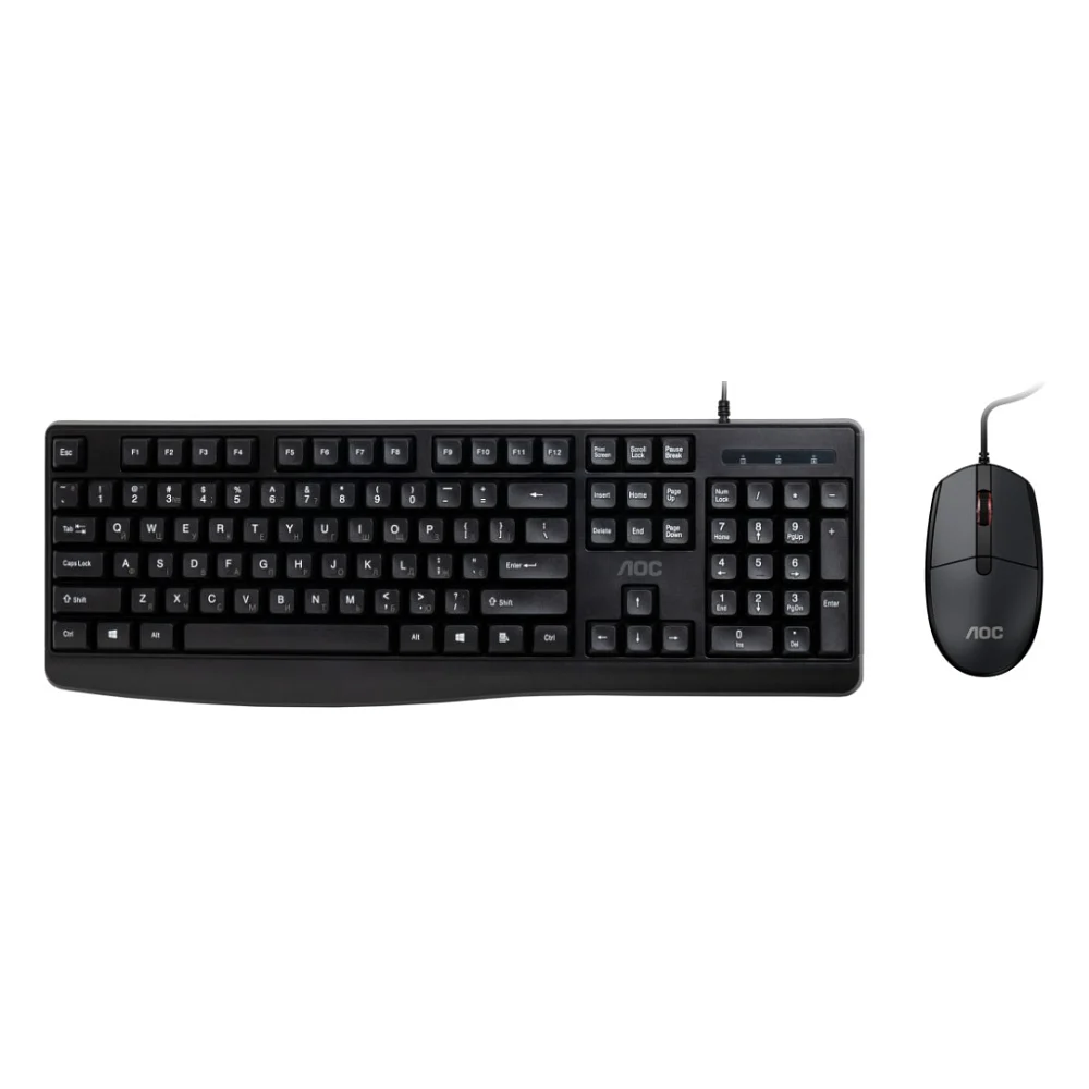 Комплект AOC KM170B USB UA Black (KM170B/97)