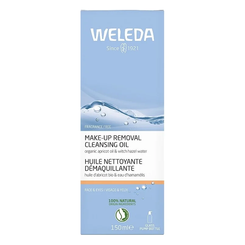 Гідрофільна олія Weleda Make-Up Removal Cleansing Oil З органічним гамамелісом для сухої та чутливої шкіри 150 мл (4001638589598) — фото 2